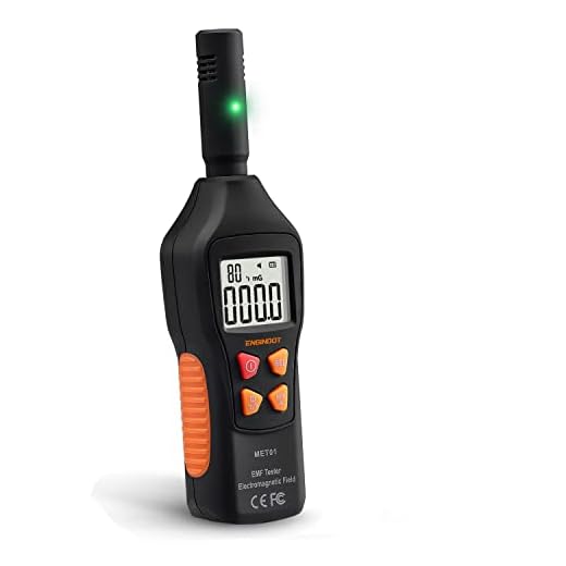 EMF Meter 5HZ-3.5G, ENGiNDOT Digital LCD EMF Detector, 3-in-1 EMF Tester, Ghost Hunting Equipment, Electromagnetic Radiation Detector, Temperature Detector, EMF Inspections