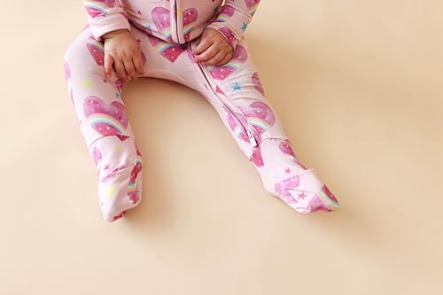 Image of Posh Peanut Convertible Baby Sleepers - Footless Baby Pajamas with 2 Way Zipper for Easy Diaper Changes
