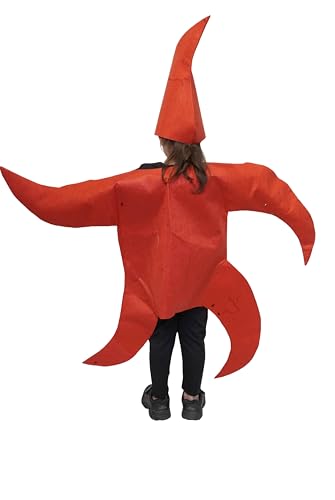 Image of Kaku Fancy Dresses Polyester Star Fish Cutout For Kids, Water Animal Costume For Boys & Girls (Freesize /Only Cutout With Cap), Multicolor
