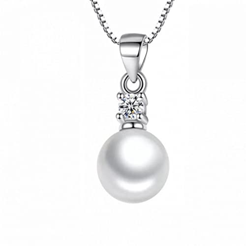 Collier de perle cristal en argent 925 de qualité supérieure pour une élégance raffinée
