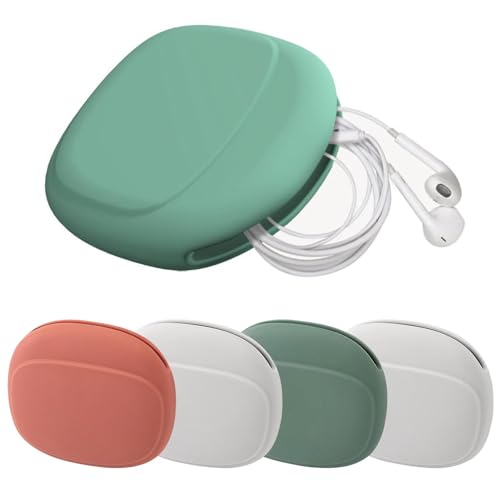 4X Carrying Case for Earphones, Open Storage Design,Headphone Organizers,Headphone Case,Earphone Case,Earphone Bag for Wireless Headphone/In-Ear Headphones/Earbuds/USB Cable/Mini Items 4X Carrying Case for Earphones, Open Storage Design,Headphone Organizers,Headphone Case,Earphone Case,Earphone Bag for Wireless Headphone/In-Ear Headphones/Earbuds/USB Cable/Mini Items