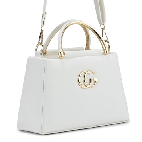 Image of BAGMODE Women's Handbag | Medium Size | Crossbody Bag with Top Handle Strap | Stylish Ladies Shoulder Purse for Daily Use or Events