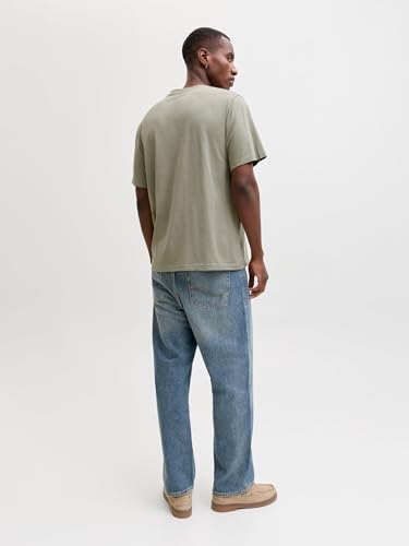 JACK & JONES Jjedover Slub Tee Ss Noos – Ansicht 4