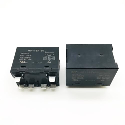 Relais HF116F-80-24-1HTF de puissance 80A 24V à 6 broches pour circuit