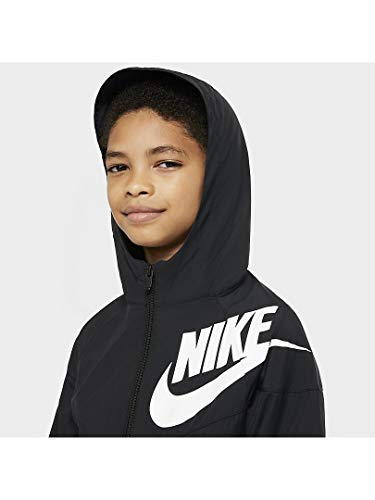 Nike Sportswear Windrunner Big Kids' (Boys') Jacket (Small, Black/White)3