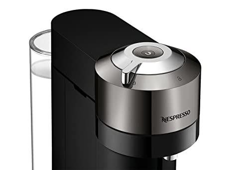 Nespresso Vertuo Next Deluxe Coffee and Espresso Machine by De'Longhi, Chrome