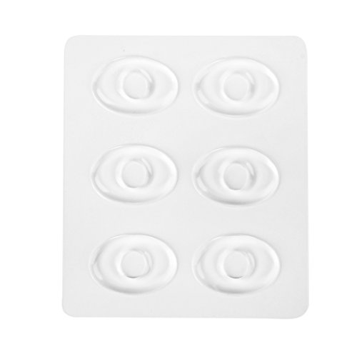 Footful 6pz Tappi Mais Cuscini Pastiglie Rotonde Gel Silicone Cura Piede