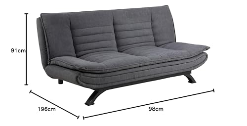 Canapé-lit convertible 80004 — Gris foncé