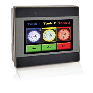 Image of 7.0 inch HMI, HMI5070LB, Human Machine Interface, Resistive Touchscreen, 800 x 480 Resolution, Industrial Applications