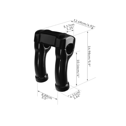 Abrazaderas elevadoras manillar 4" Softail Breakout Street Bob FXST 2018-2023 2