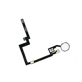 ePartSolution Replacement Compatible with iPad Mini 3 A1599 A1600 Home Button Module Flex Cable Menu Key White USA