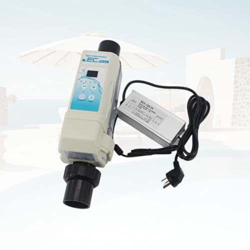 Dispositivo Generador De Cloro Salino para Piscinas De Agua Salada, Clorador De SPA Autopulente Y Reemplazo De De Cloración,8/12/16/20 g/h(10600 gallons)