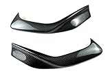 New Protective Front Headlight Eyelids Compatible with Honda Prelude 1997-2001 (Carbon Fiber)