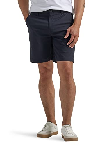 Lee Men's Extreme Motion Regular Fit Synthetic Flat Front Short Unionall Black 36 - image 1