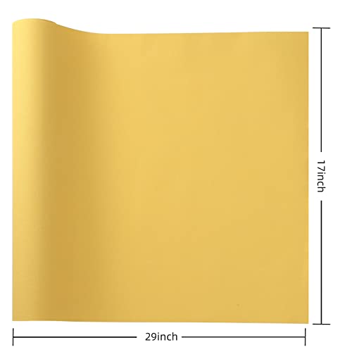 Wooqu Book Cloth, Fabric Surface and Paper Backed, Easy to Use, Strong, 17x29, for Book Binding, Bright Yellow - Image 4
