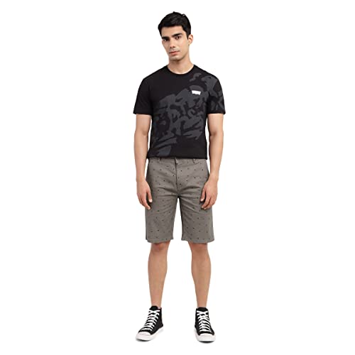 Image of Levi's Men's 502 All Over Printed Tappered Fit Denim Shorts