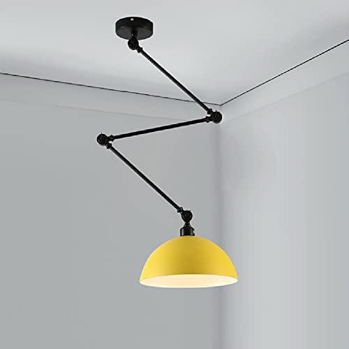 Lumière murale à ressort métallique réglable pour un éclairage de loft précis