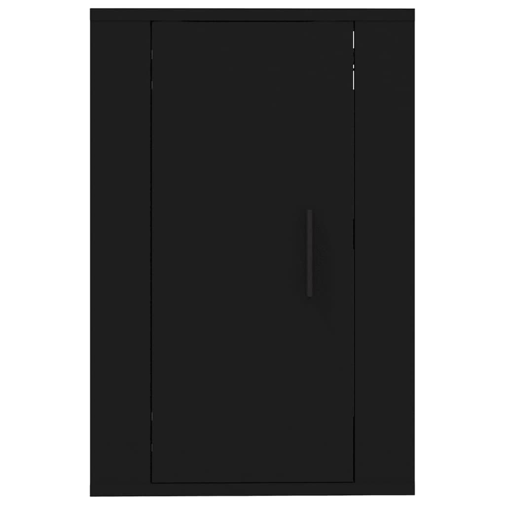 vidaXL Mobile Porta TV a Parete Nero 40x34,5x60 cm
