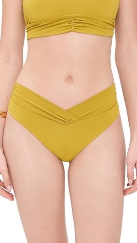 Riot Swim Women's Pico Bikini Bottoms, Fuji, L