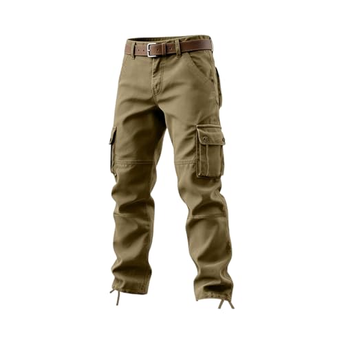 MOKBAY Pantalon de Travail Homme Cargo, Décontracté Chantier Jogging Chasse D'été Treillis Peche Slim Camouflage Militaire de Travail Hiver, Bucheron...