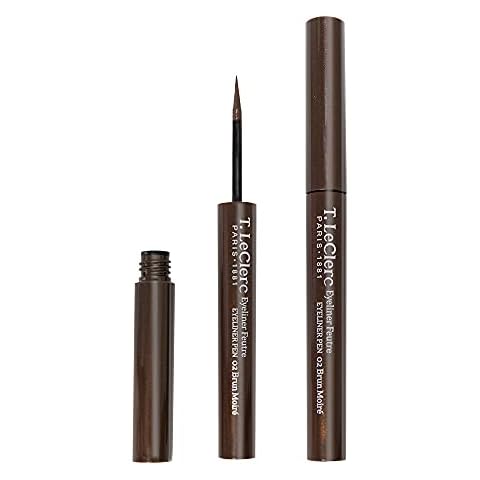 T. LeClerc EyeLiner-Pinsel, Farbe 02, Moiré-Braun, vegan, dermatologisch und phthalmologisch getestet Cover