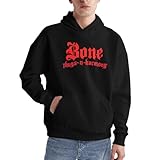 Womens Anti-Pilling Bone Thugs Rock-N-Musi Harmony Band Polyester Sweatshirt with Pocket Stylish Fashionable Sports Long Sleeve for Party X-Large