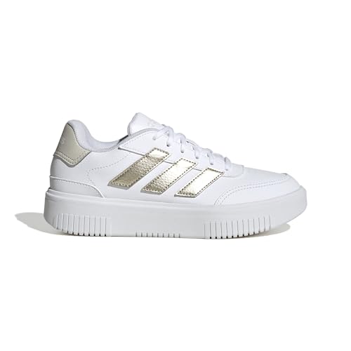 adidas Damen Courtblock Shoes, FTWR White/Cyber Met./Orbit Grey, 39 1/3 EU – Ansicht 2