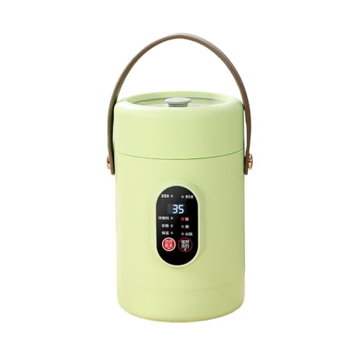 電気シチュー鍋スープ調理器 大容量 陶器製スープポット 保温調理鍋 蒸し器付き 断熱 やけど防止 1.2L/1.6L 保温機能付き 操作が簡単 軽量 持ち運びに便利 1〜2 人用 小型 自宅 車中泊 アウトドア オフィス 寮 一人暮らし 贈り物に適していま