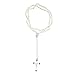 FavorOnline White Italian Religious Rosary Necklace in Rosary Box