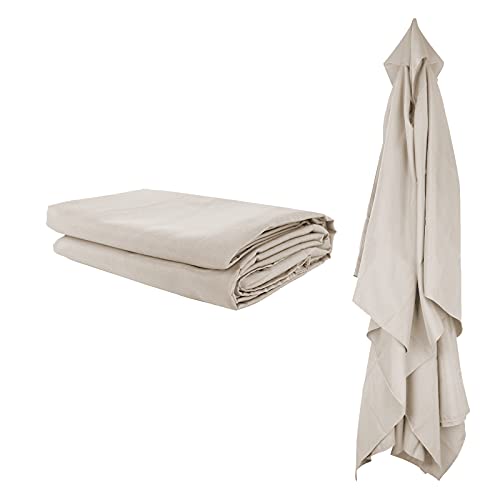 Ddewing Waterproof Garden Umbrella Cover Protector Outdoor Patio Rain Covers Square Hand Cranked Patio Parasol Furniture Umbrella Replacement Umbrella No Umbrella Stand(#2)