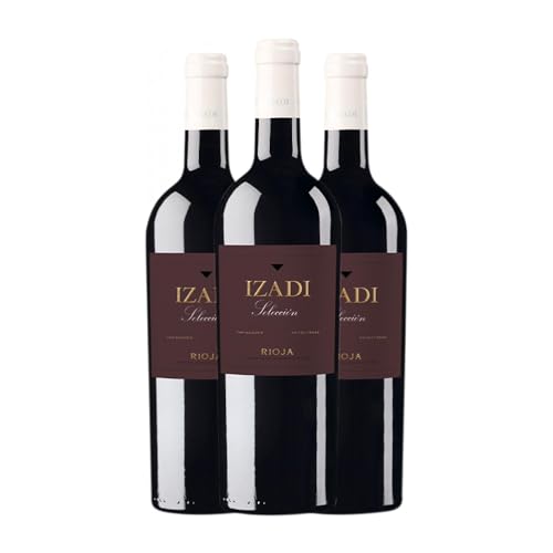 Izadi Selección Rioja Reserva 75 cl Vino tinto (Caja de 3 Botellas de 75 cl)
