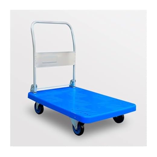 Heavy Duty Foldable Plastic Flatbed Cart