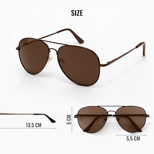 Image of SLOVIC Sunglasses for Men Stylist | UV Protection Goggles for Man | Lightweight & Durable Polycarbonate Material | Unisex Gift for Man & Women | Mens Fashion Sunglasses