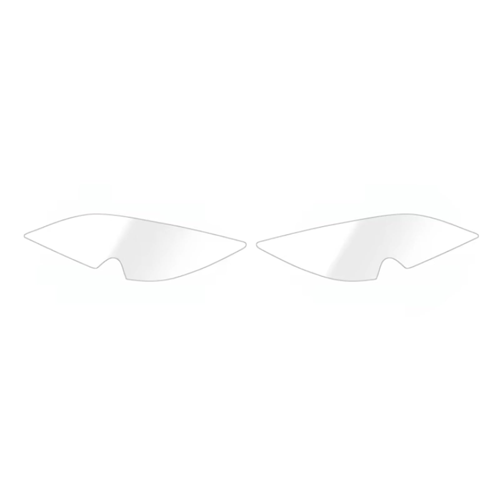 Headlight Film for Lotus Evora 2015-2021, 1Set Transparent/Smoke Black Car Headlight TPU Protective Film