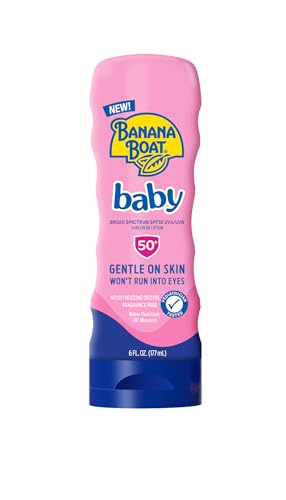 Image of Banana Boat Baby Sunscreen Lotion SPF 50, Infant Sunscreen, 6 fl oz