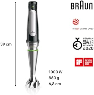 Braun MultiQuick 7 MQ 7075X 1.5 L Tabletop Blender 1000 W Black