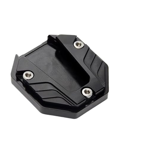 Extension béquille latérale moto anti-enfoncement pour sol meuble et béquille stable en alu