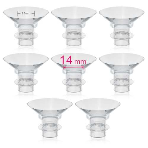 LOZAEVE 14mm Flange Insert Compatible with 24mm Flange/Shield of Breast Pumps for Momcozy S9 Pro S10 S12 Pro Medela Spectra Elvie Stride TSRETE S18 S21 S23 Bellababy kmaier NCVI MomMed BIOBOO