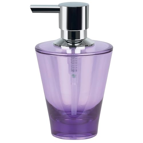 Spirella 10.13567 Max Light Distributeur Savon Acrylique Violet