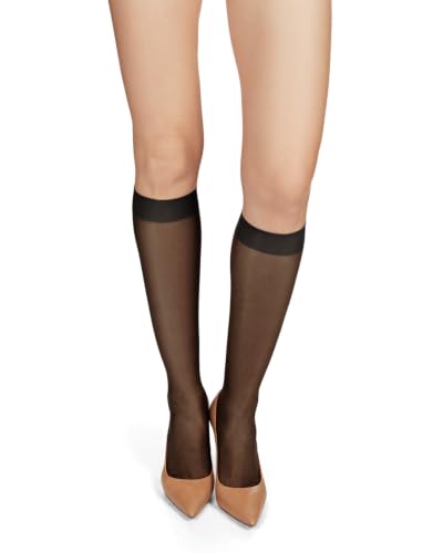 Image of MeMoi Women's Silky Sheer Knee Highs