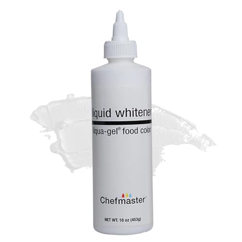 Chefmaster Liquid Whitener Food Color, 16-Ounce, White