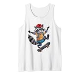 Photo Gallery skateboard cool skater racoon canotta Photo Gallery skateboard cool skater racoon canotta