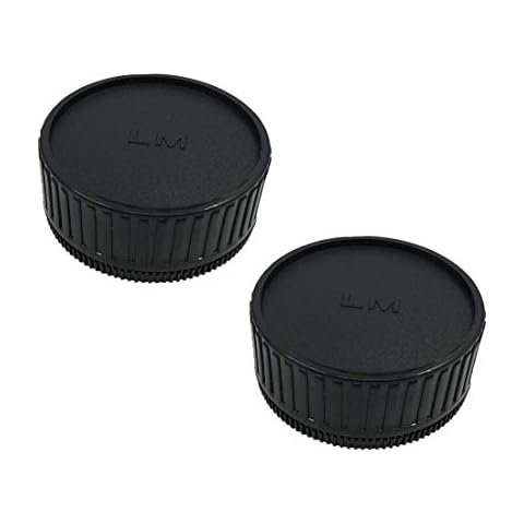 HomyWord 2 Stück Hinterer Objektivdeckel und Kameragehäusedeckel Für das Leica M-Mount-Objektiv passt das Leica M-Modul Cover