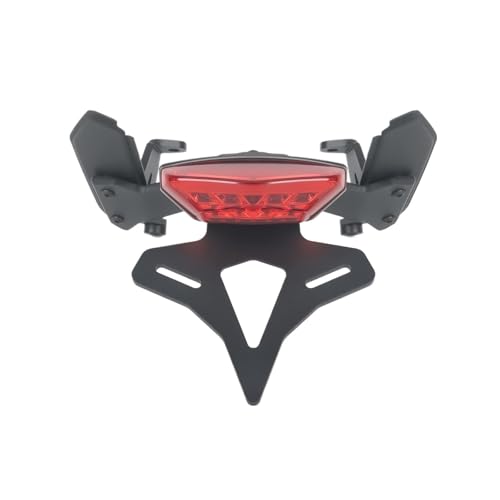 Support de plaque moto court rouge pour Ducati Diavel 1260S 2019-2022