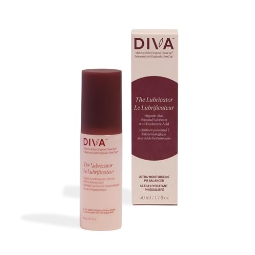DIVA Lubricator - Ultra-Moisturizing & Long-Lasting Lubricant - Fragrance-Free & Plant-Based Formula - Never Sticky, Always Slippery - Keeps Skin Barrier Healthy - 50 mL