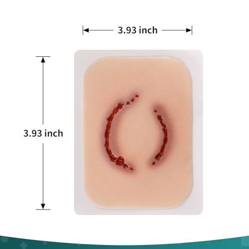 Image of Trauma Wound Packing Trainer, Trauma Simulation Human Bite Wound Moulage, First Aid Trauma Care Simulator for Medical Training