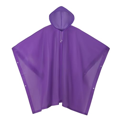 RINJOY Rain Ponchos for Adults Waterproof Lightweight Raincoat for Men
