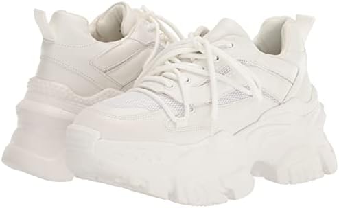 Madden Girl Women's Tower Sneaker, Black, 6 | Image 6