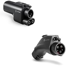 Lectron Bundle - NACS to CCS Electric Vehicle Adapter - 500 Amps / 1,000V Compatible with Tesla Superchargers & NACS to J1772 EV Charging Adapter 80A, 250V for J1772 Electric Vehicles