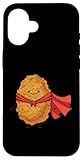 Superhero Nugget Fried Chicken Nugget Cute Kawaii Funny Case for iPhone 16